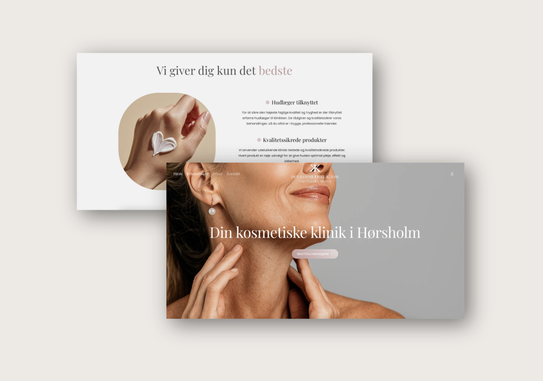 Smykkefirma webdesign