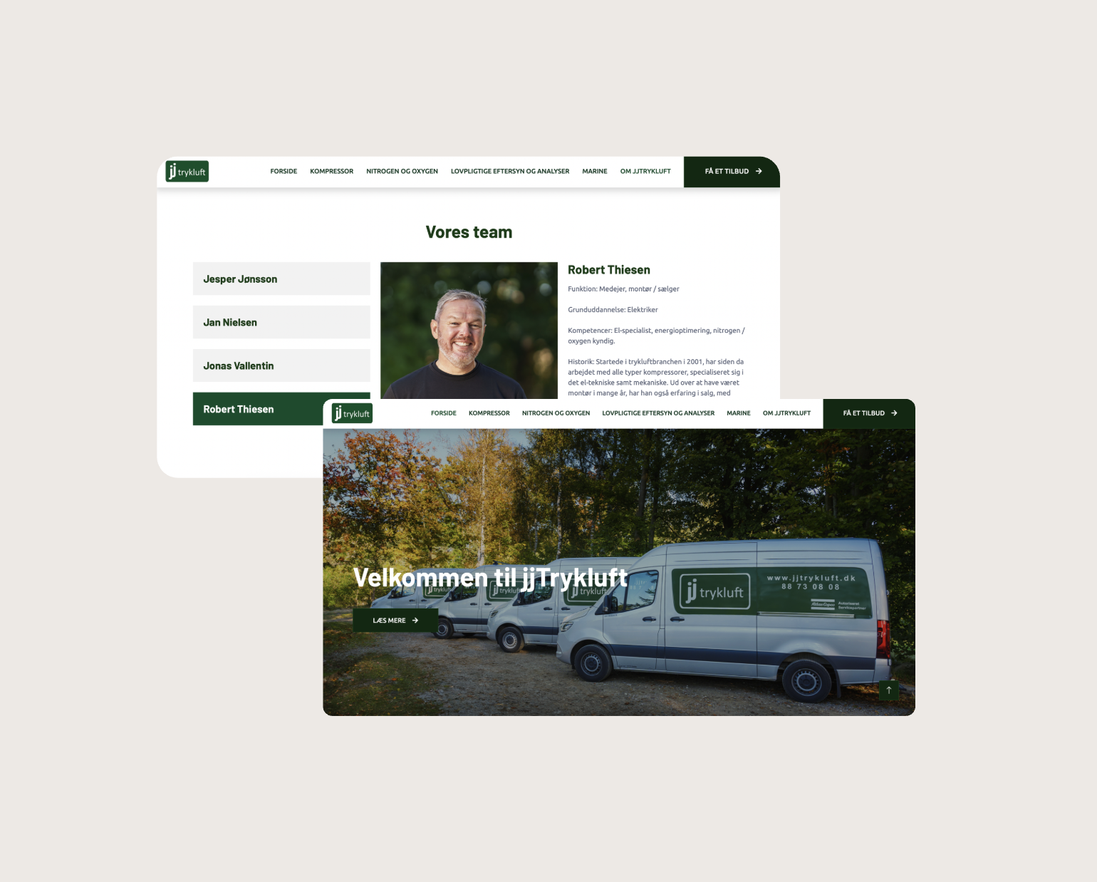 Webdesign kompressorservice