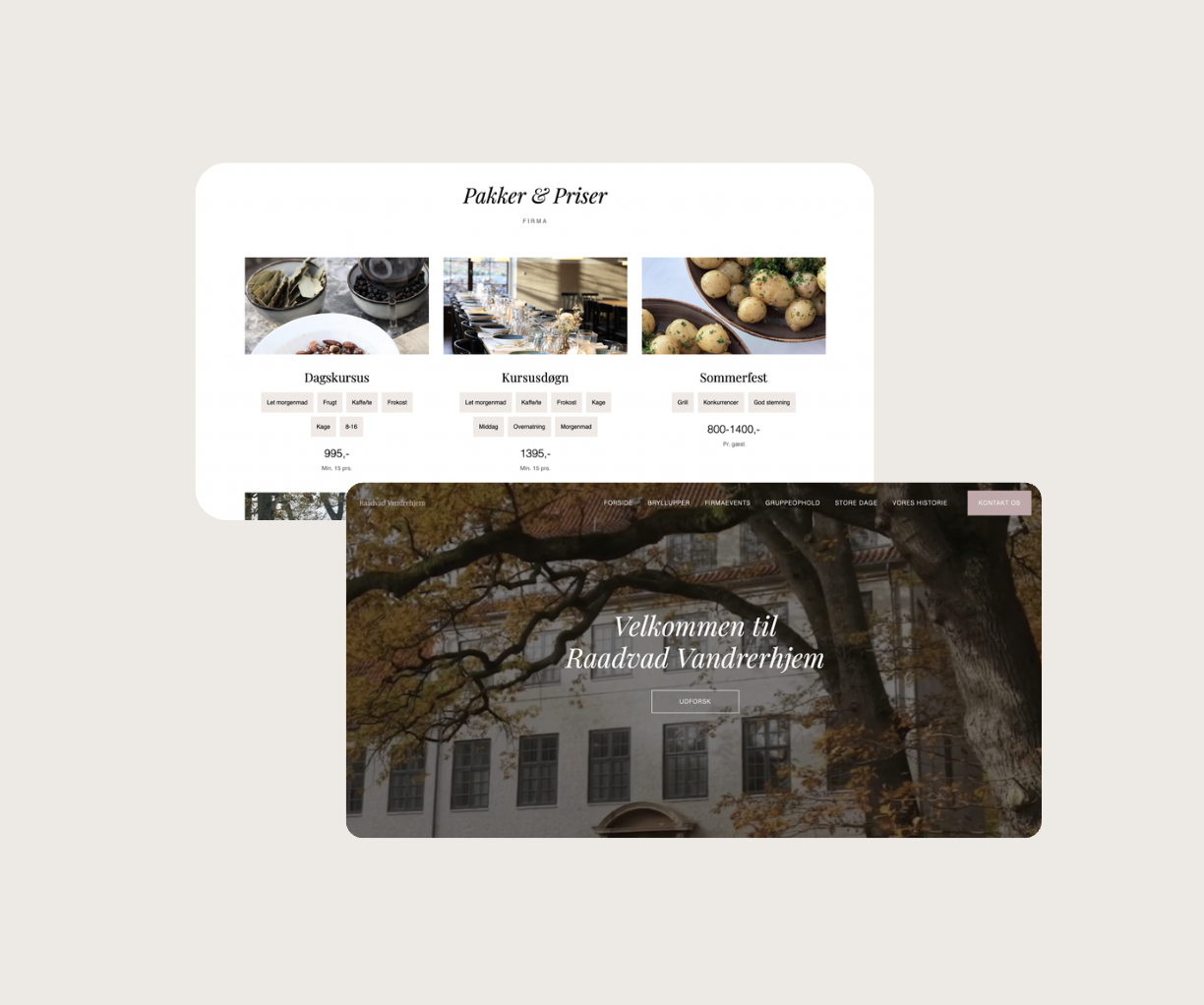 Smykkefirma webdesign